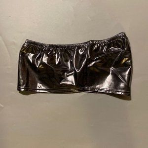 Women’s tube top club wear size 2x color Metallica